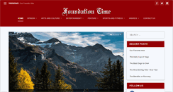 Desktop Screenshot of foundationtime.com